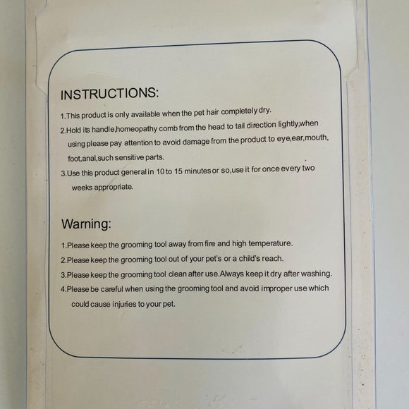 Simply Dog Shedding De-shedding Brush Short haired Dogs and Cats NEW - Picture 4 of 5